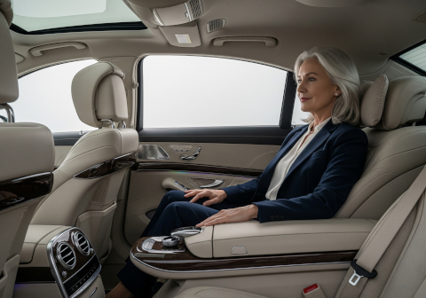 Presencia imponente del Mercedes-Benz Clase S Largo